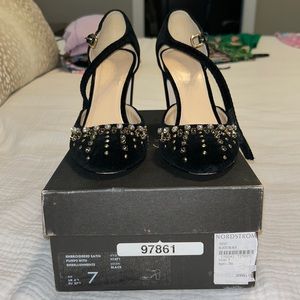 Jcrew Collection velvet heels